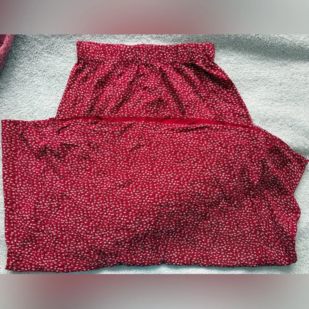 Brandy Melville Red Maxi Skirt - Picture 5 of 5